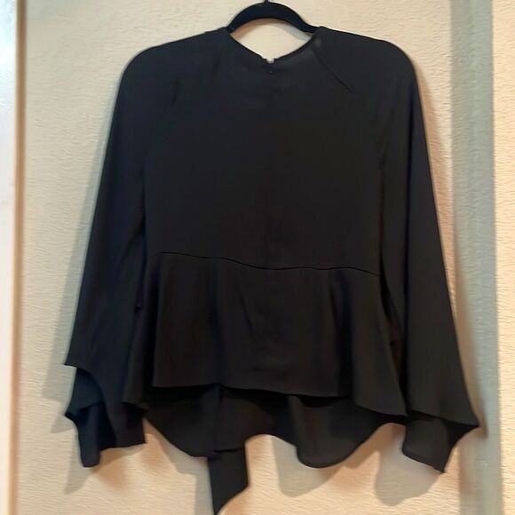 Long sleeve black blouse - Picture 2 of 3